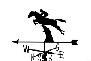 Race Horse weather vane